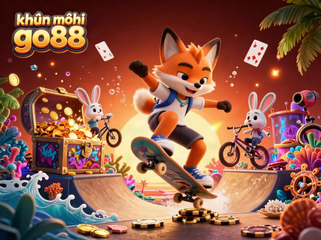 Experience exciting gameplay with khuyến mãi go88 highlights featuring vibrant characters and dynamic casino elements.
